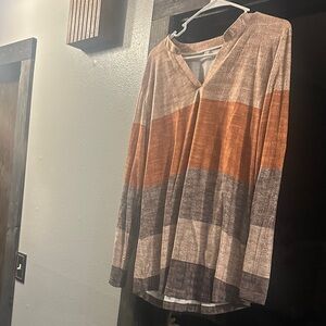 Striped Long Sleeve Top